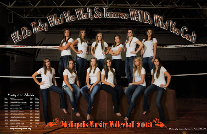 2013 Mediapolis Volleyball Poster