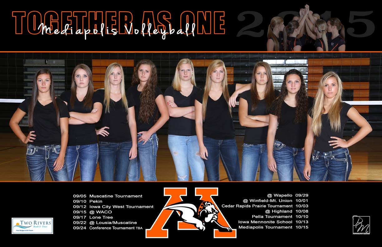 2015 Mediapolis Volleyball Poster