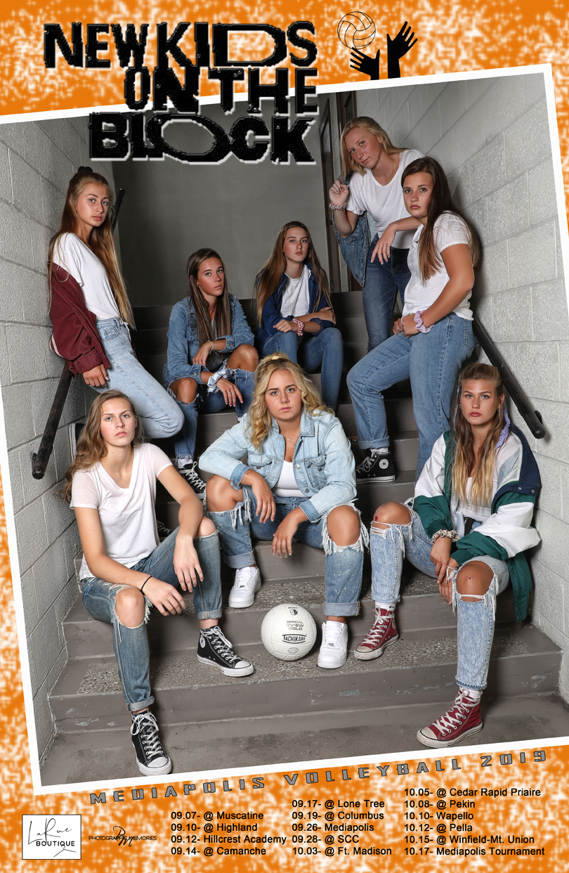 2019 Mediapolis Volleyball Poster