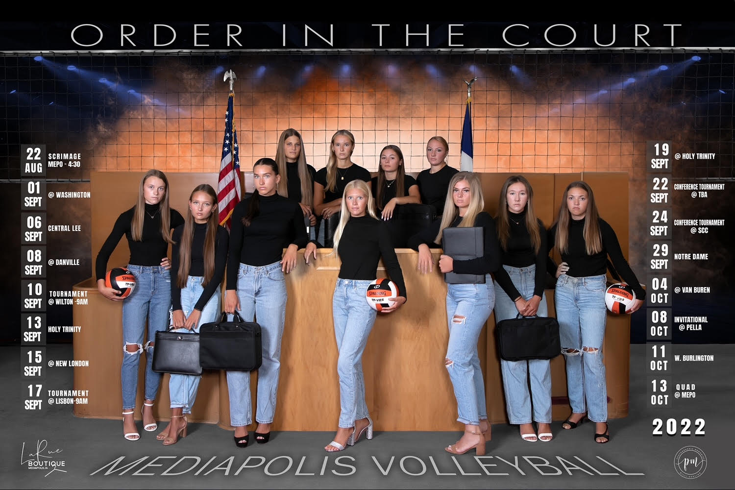 Volleyball Poster Gallery Mediapolis Community School District