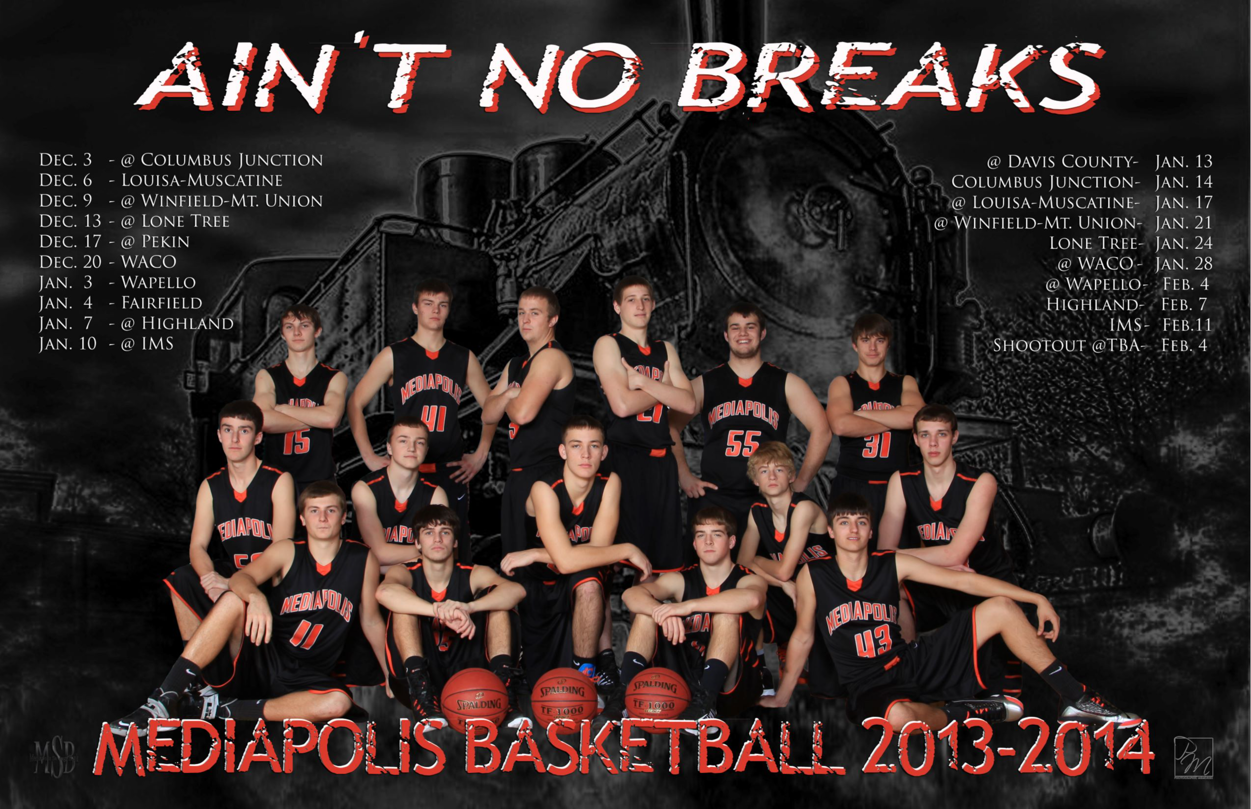 Mediapolis Boys Basketball 2013