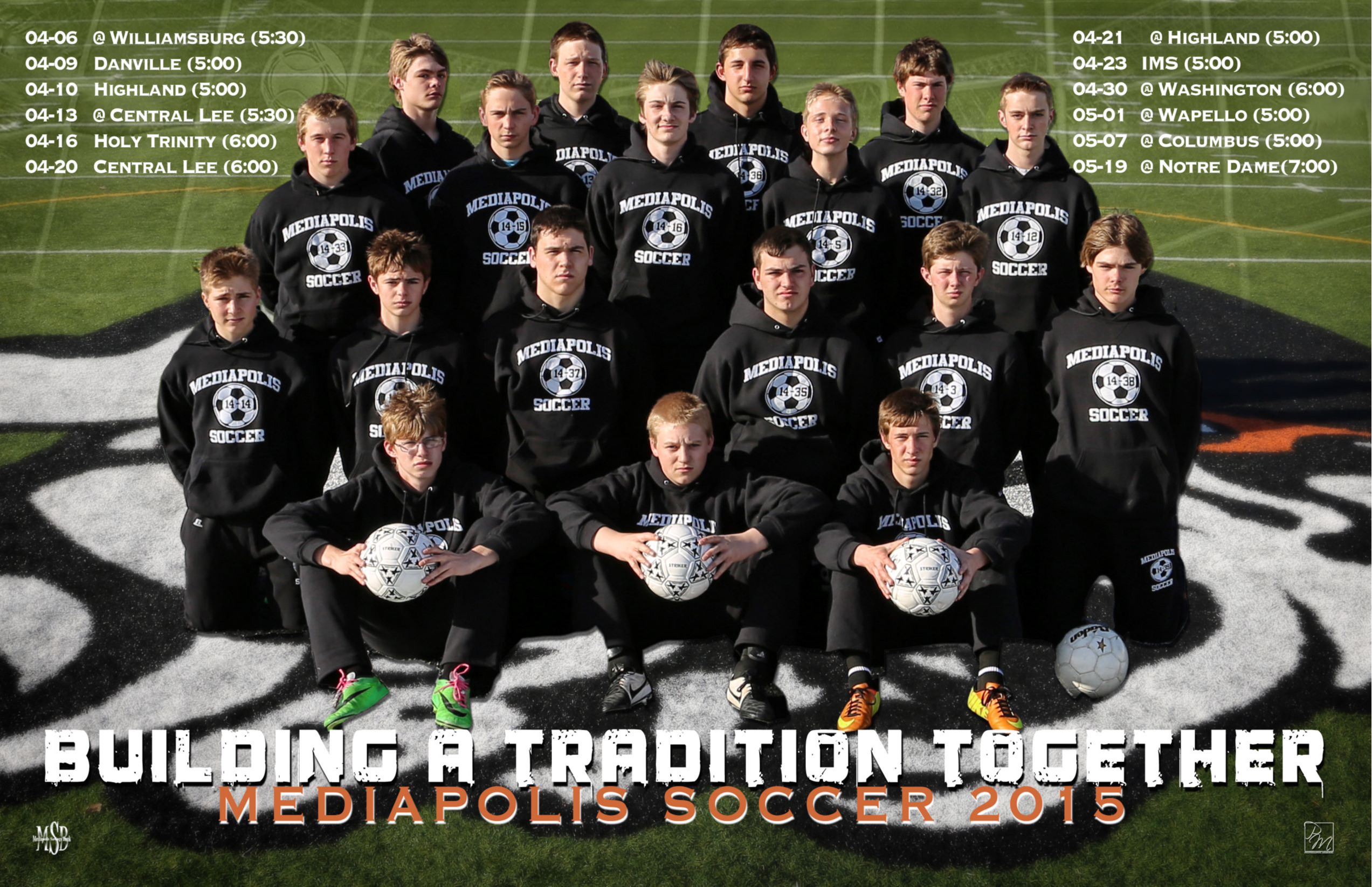 Mediapolis Boys Soccer 2015