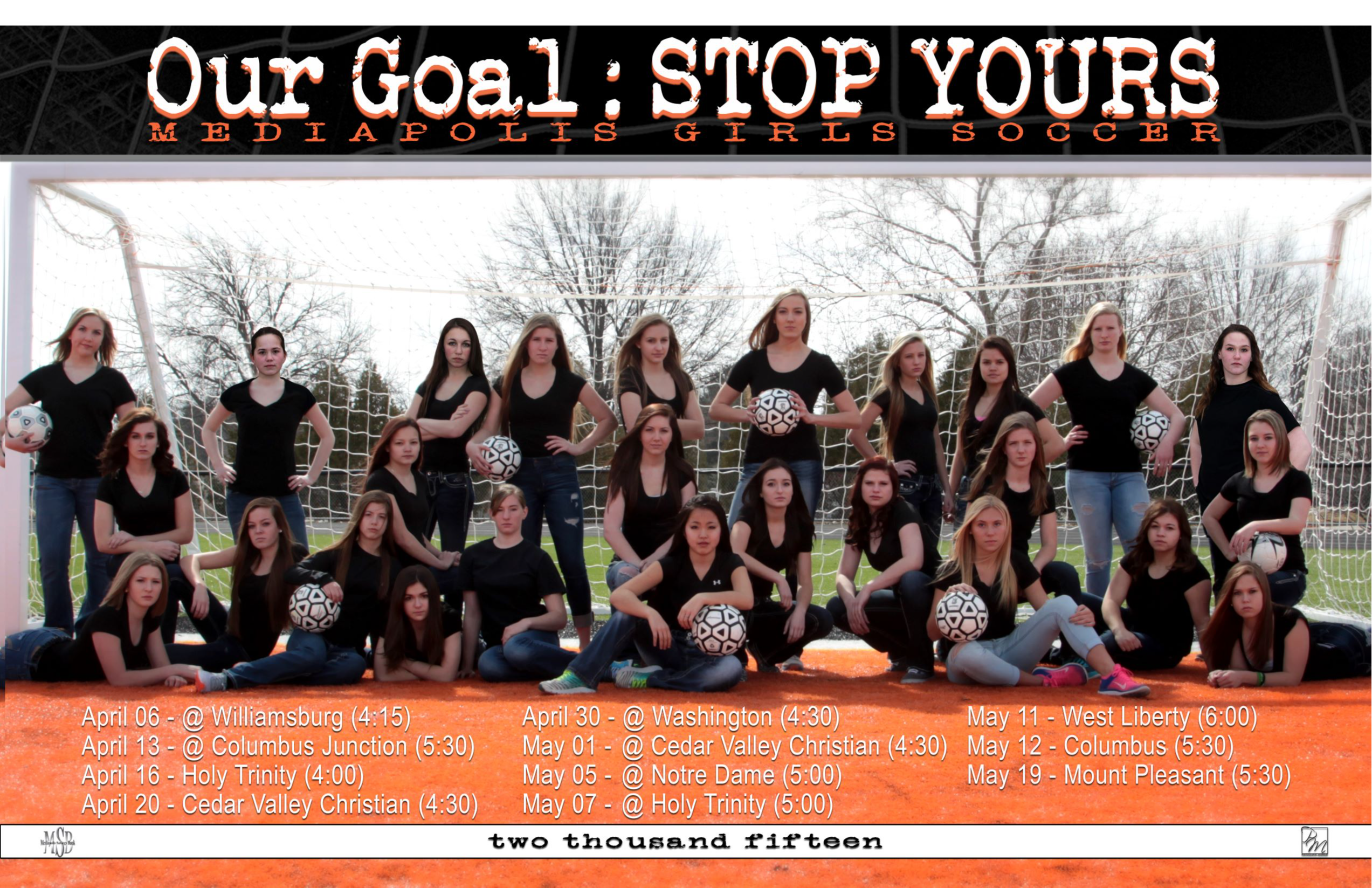 Mediapolis Girls Soccer 2015