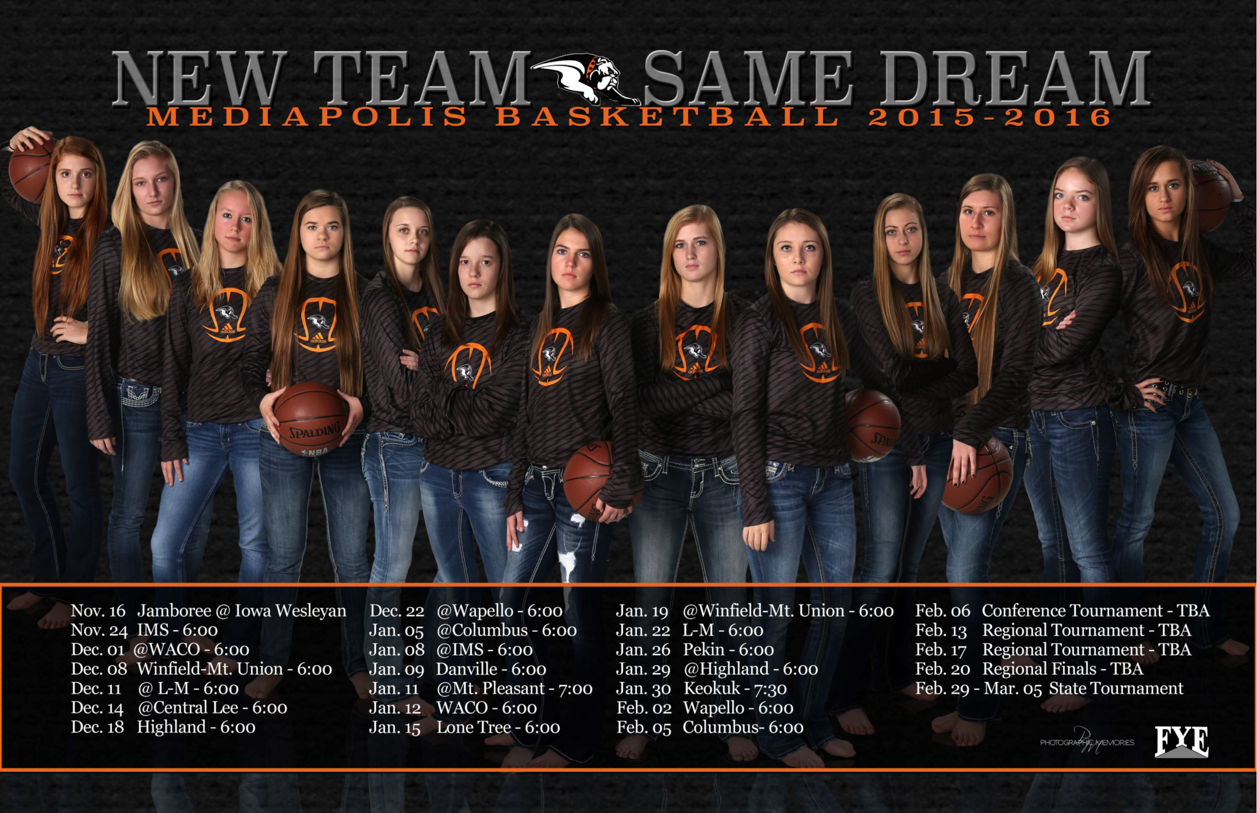 Mediapolis Girls Basketball 2015