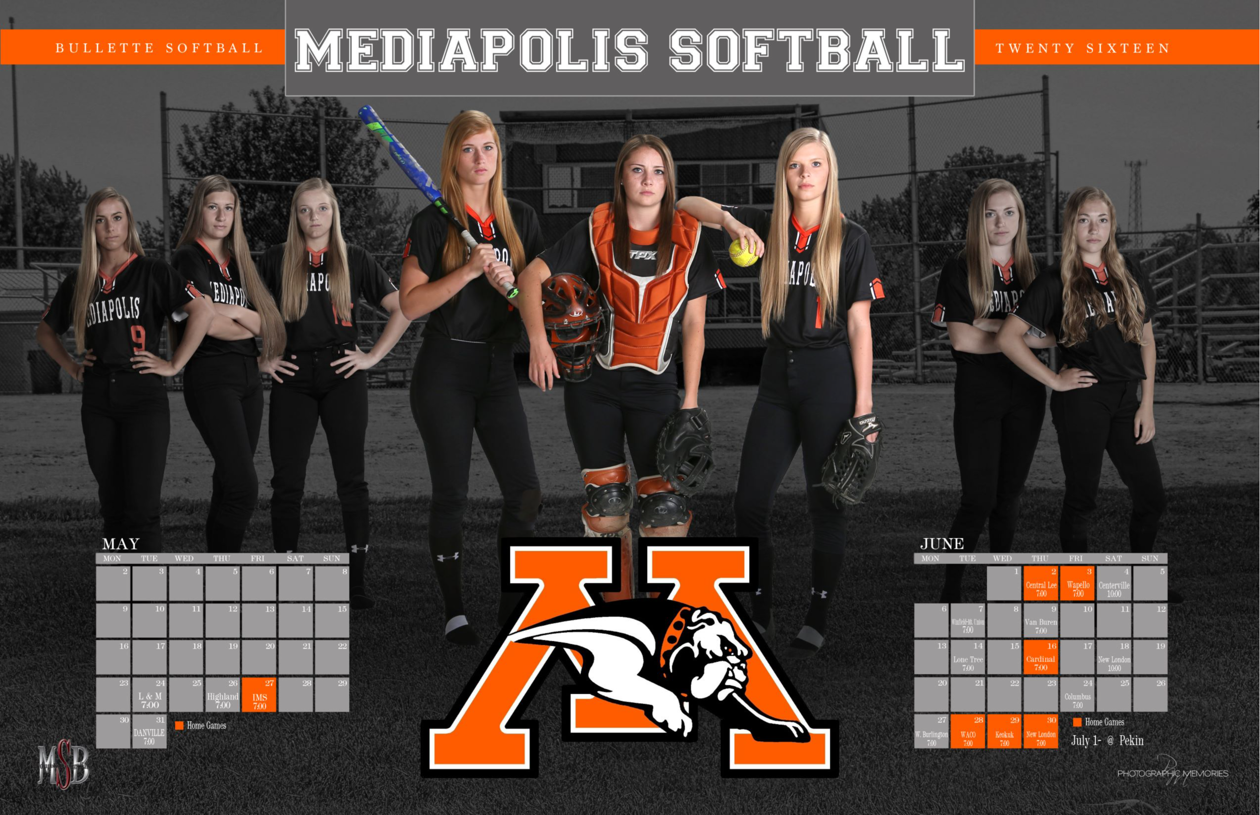 Mediapolis Softball 2016