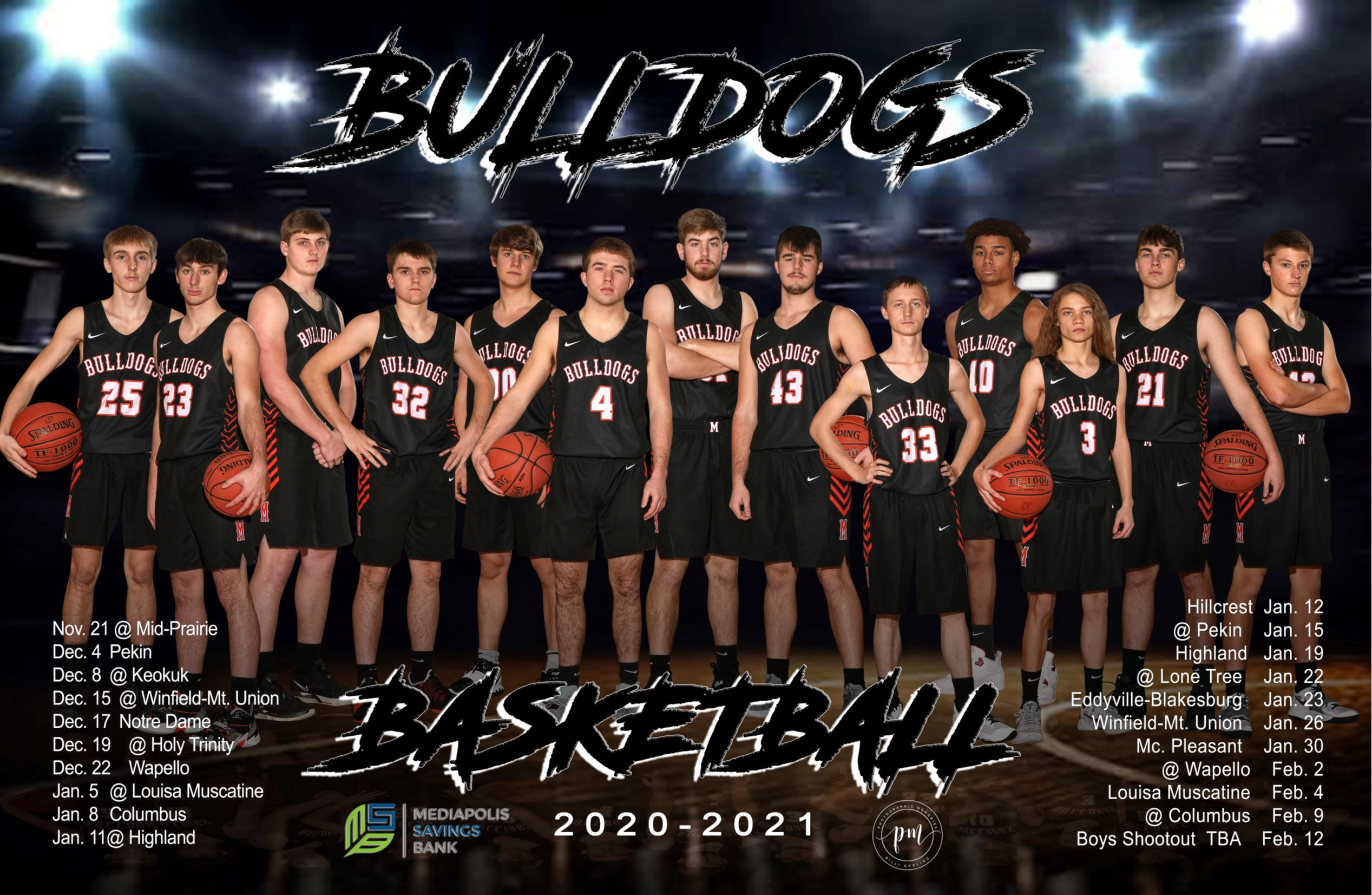 Mediapolis Boys Basketball 2020