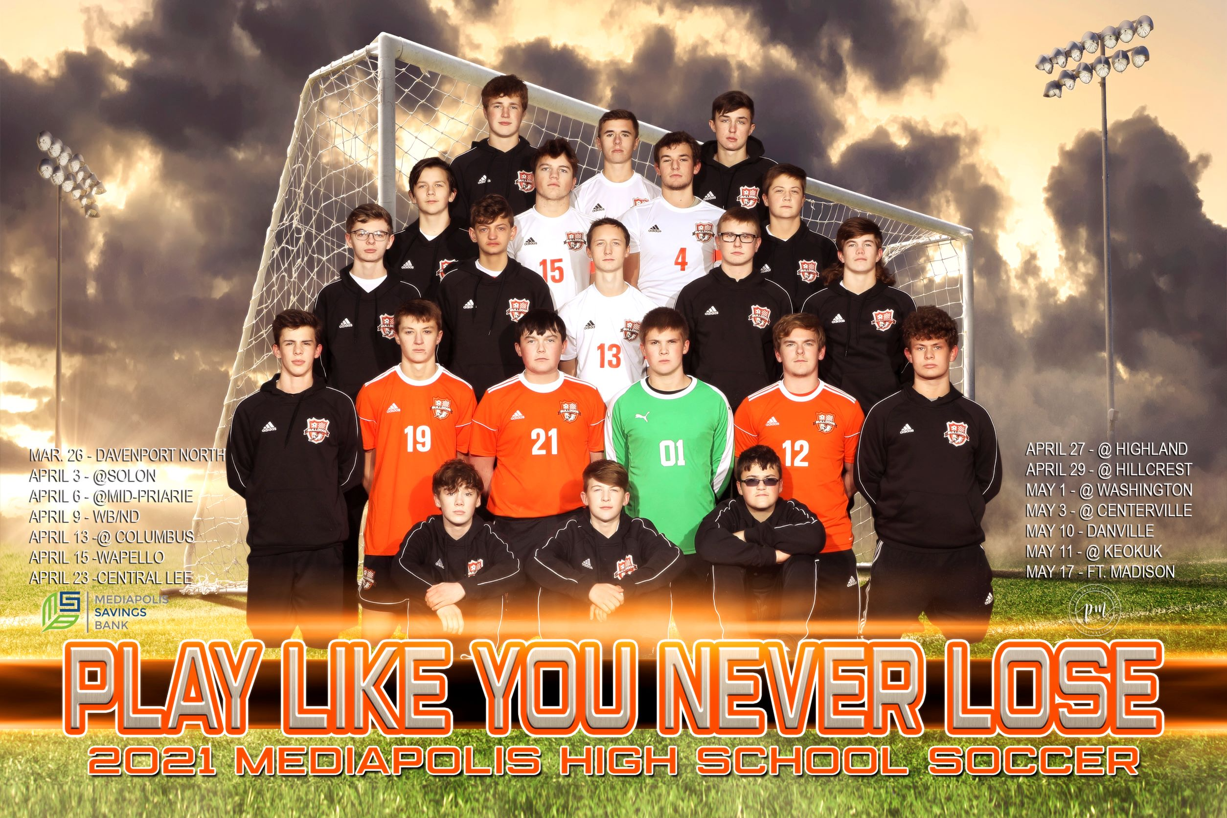 Mediapolis Boys Soccer 2021