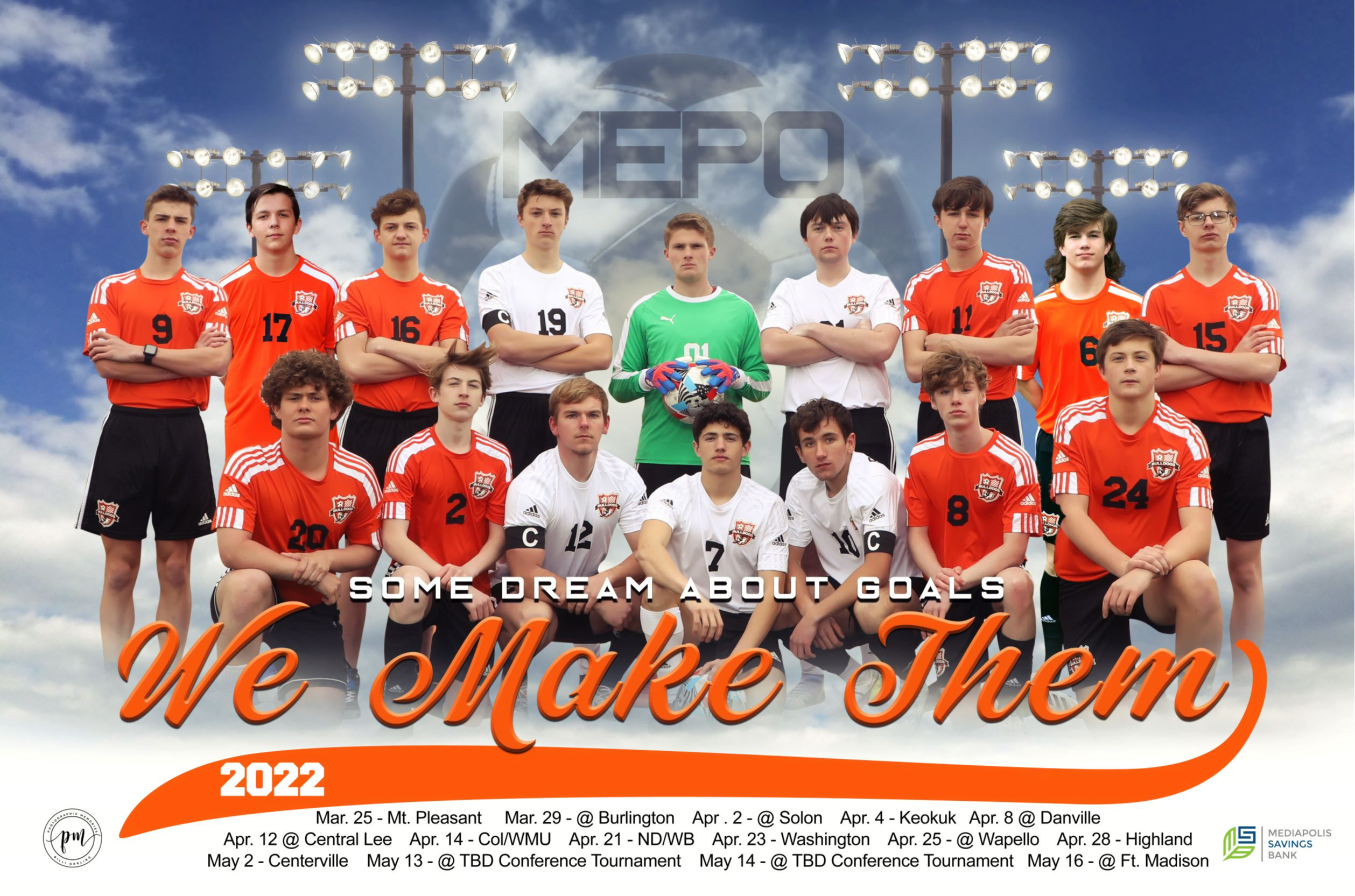 Mediapolis Boys Soccer 2022