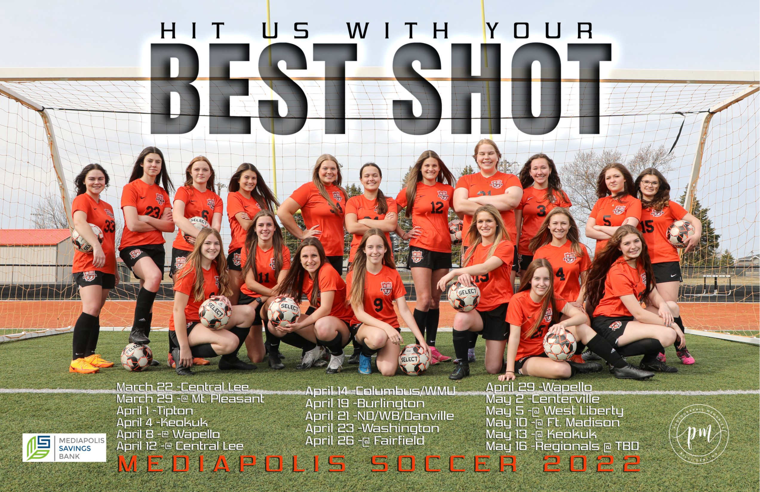 Mediapolis Girls Soccer 2022