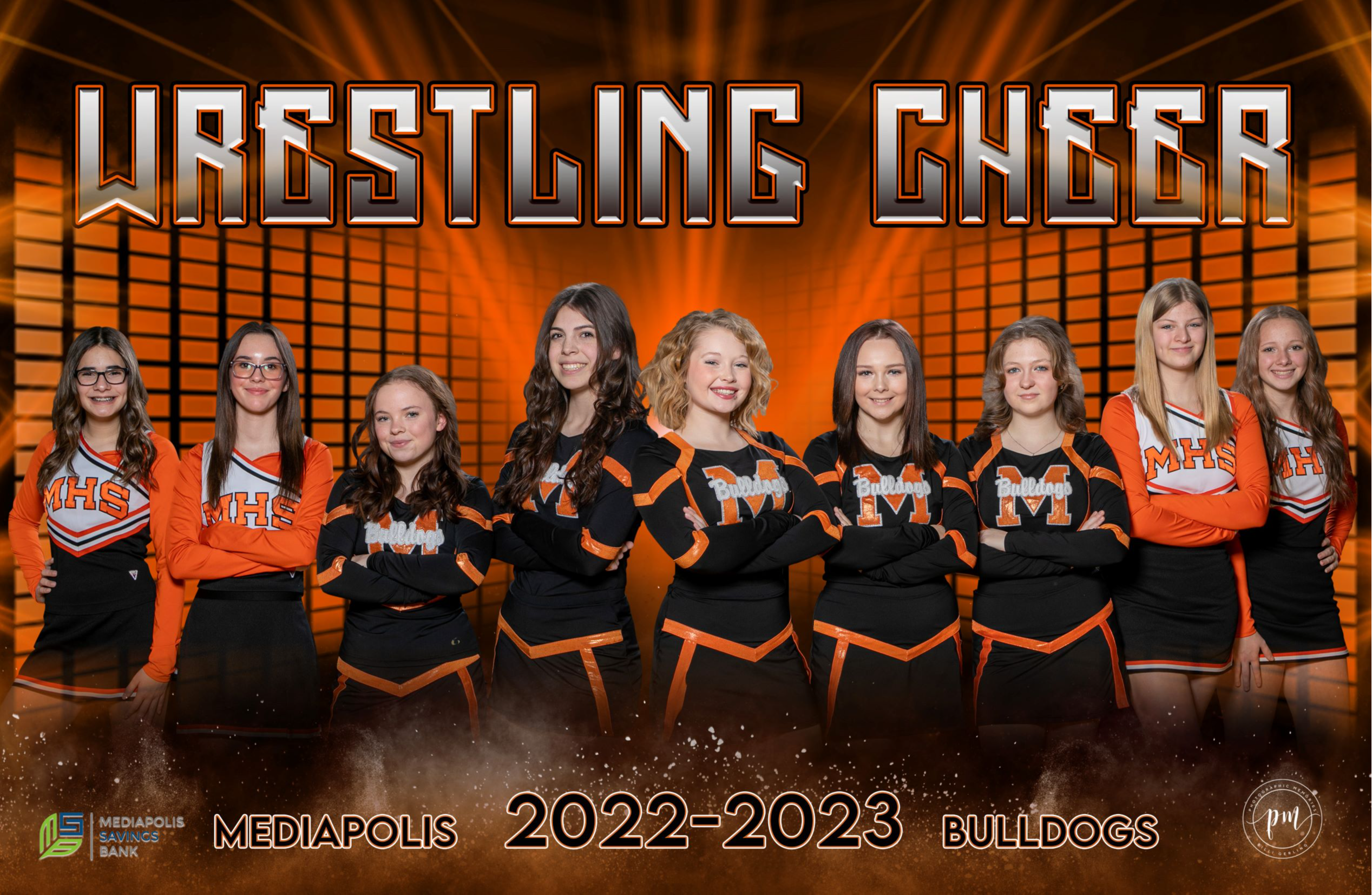 Mediapolis Wrestling Cheer 2022