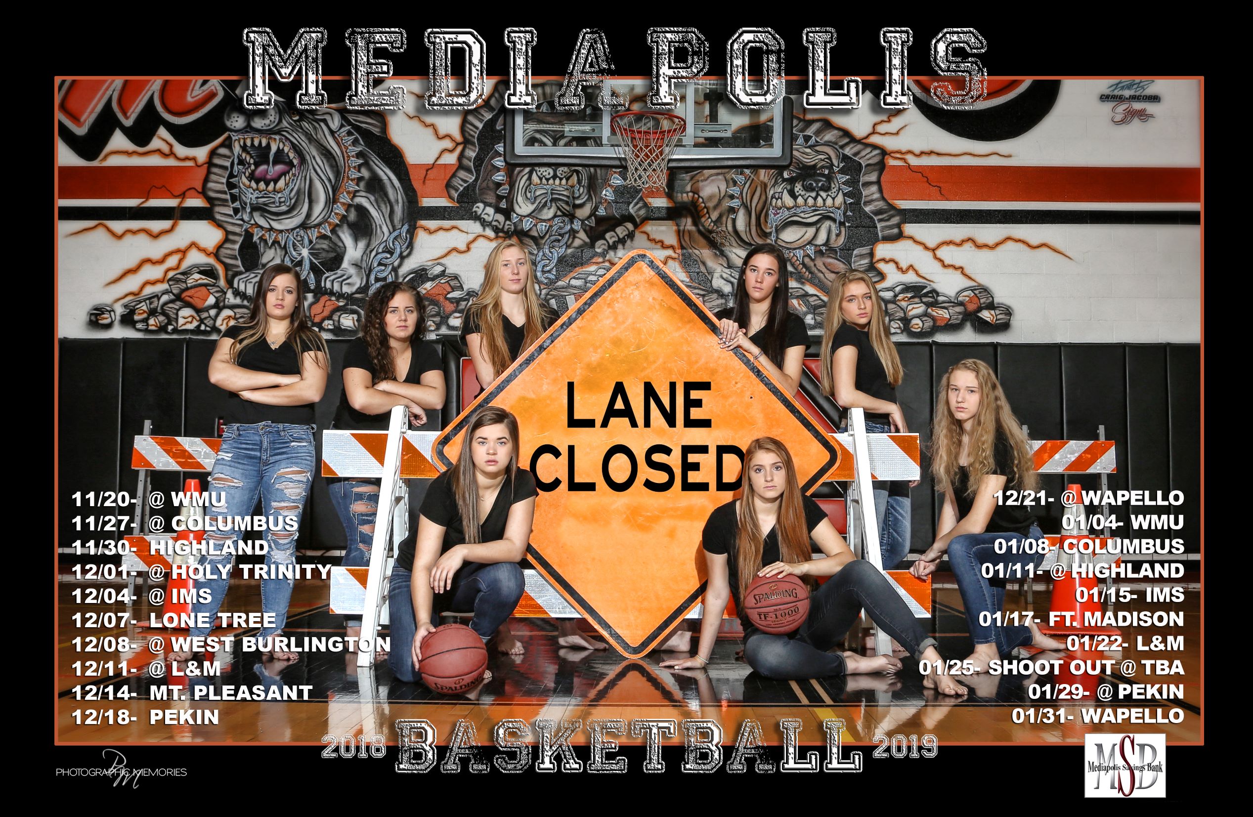 Mediapolis Girls Basketball 2018