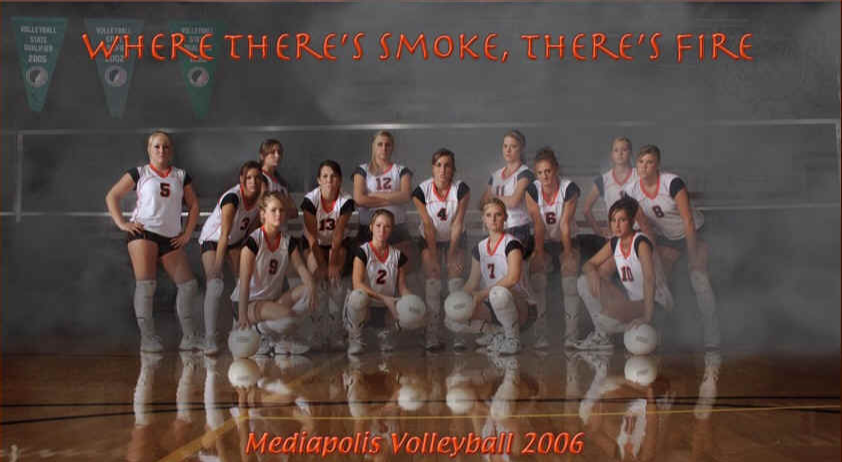 2006 Mediapolis Volleyball Poster