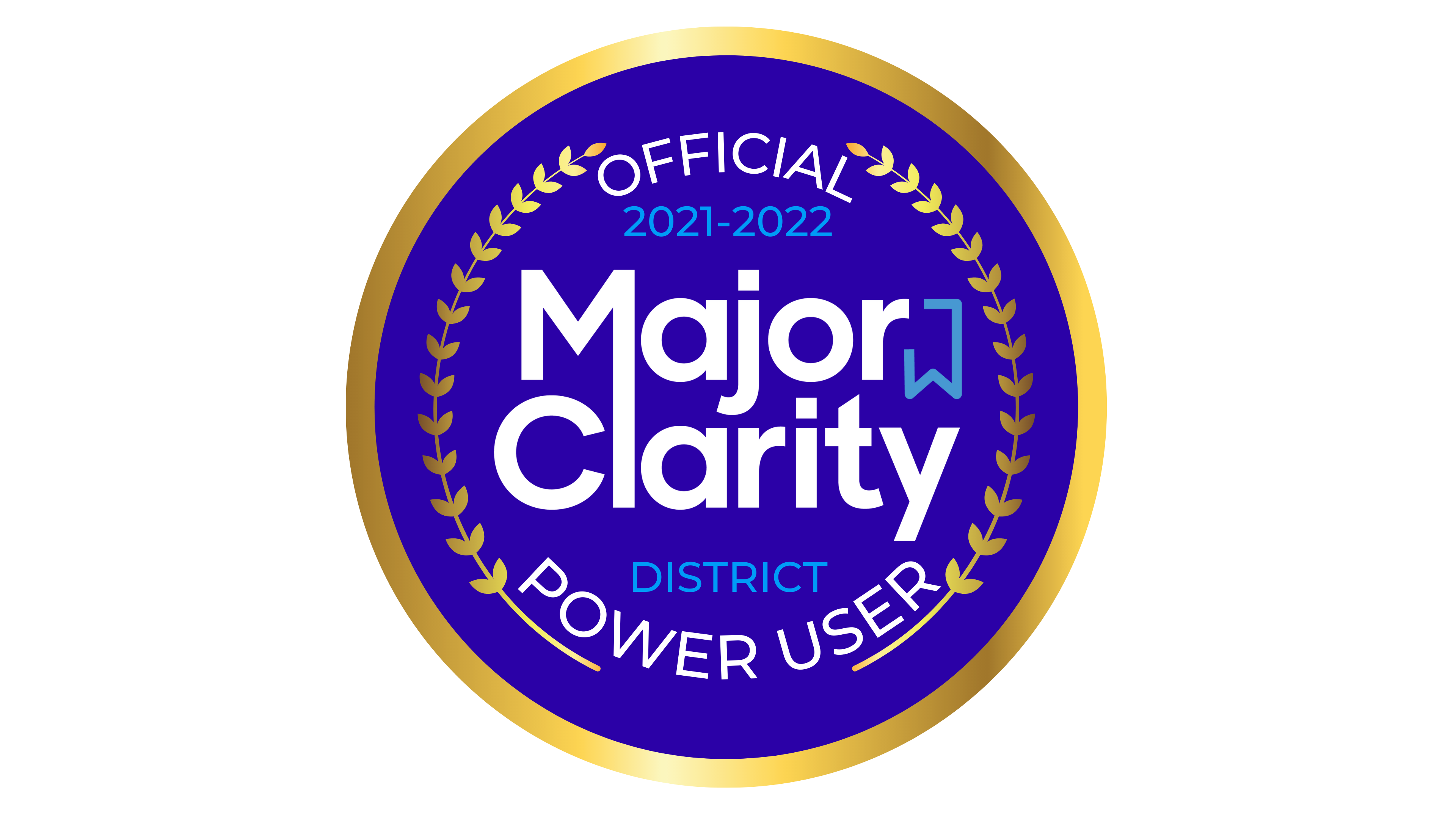 Major Clarity - District PowerUser Badge 