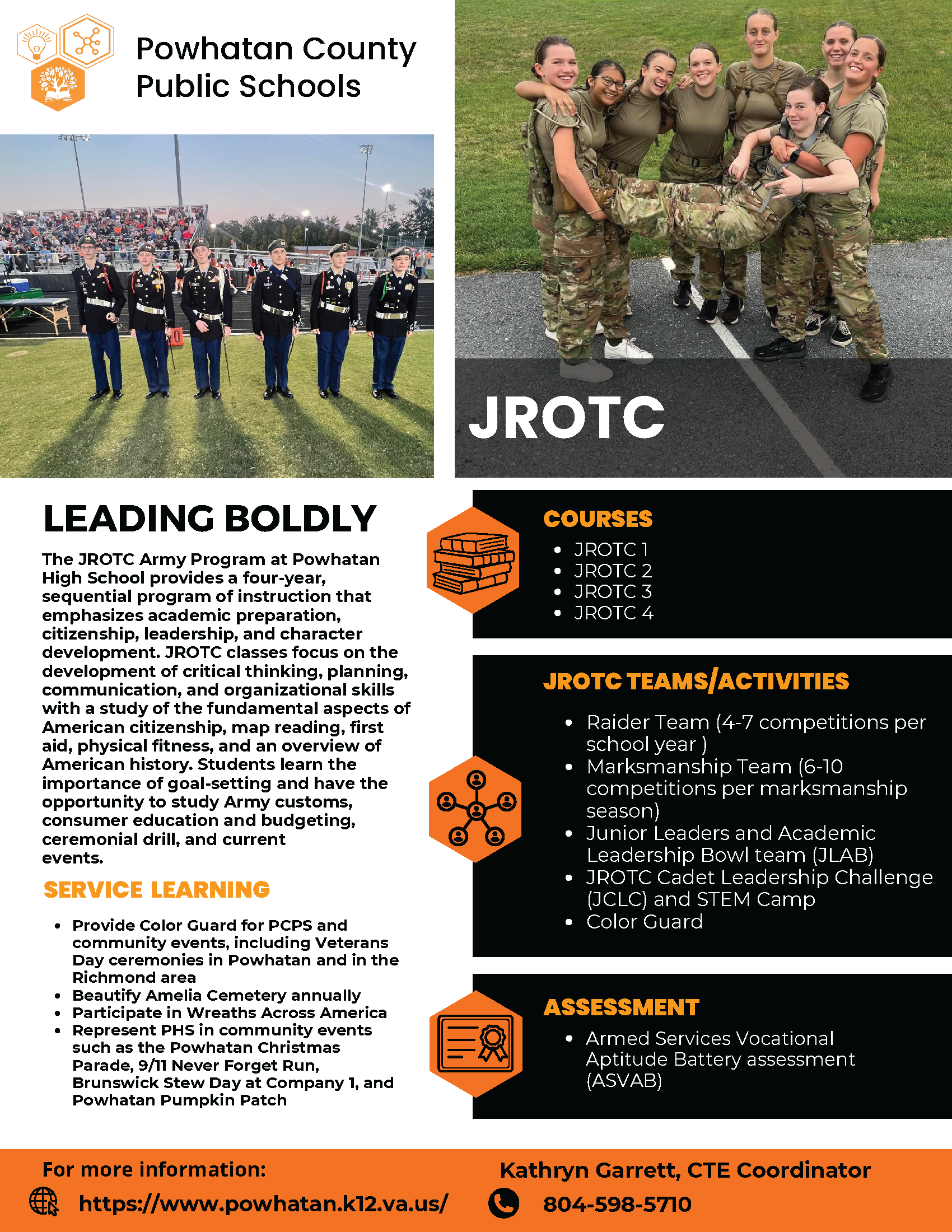 JROTC program flyer