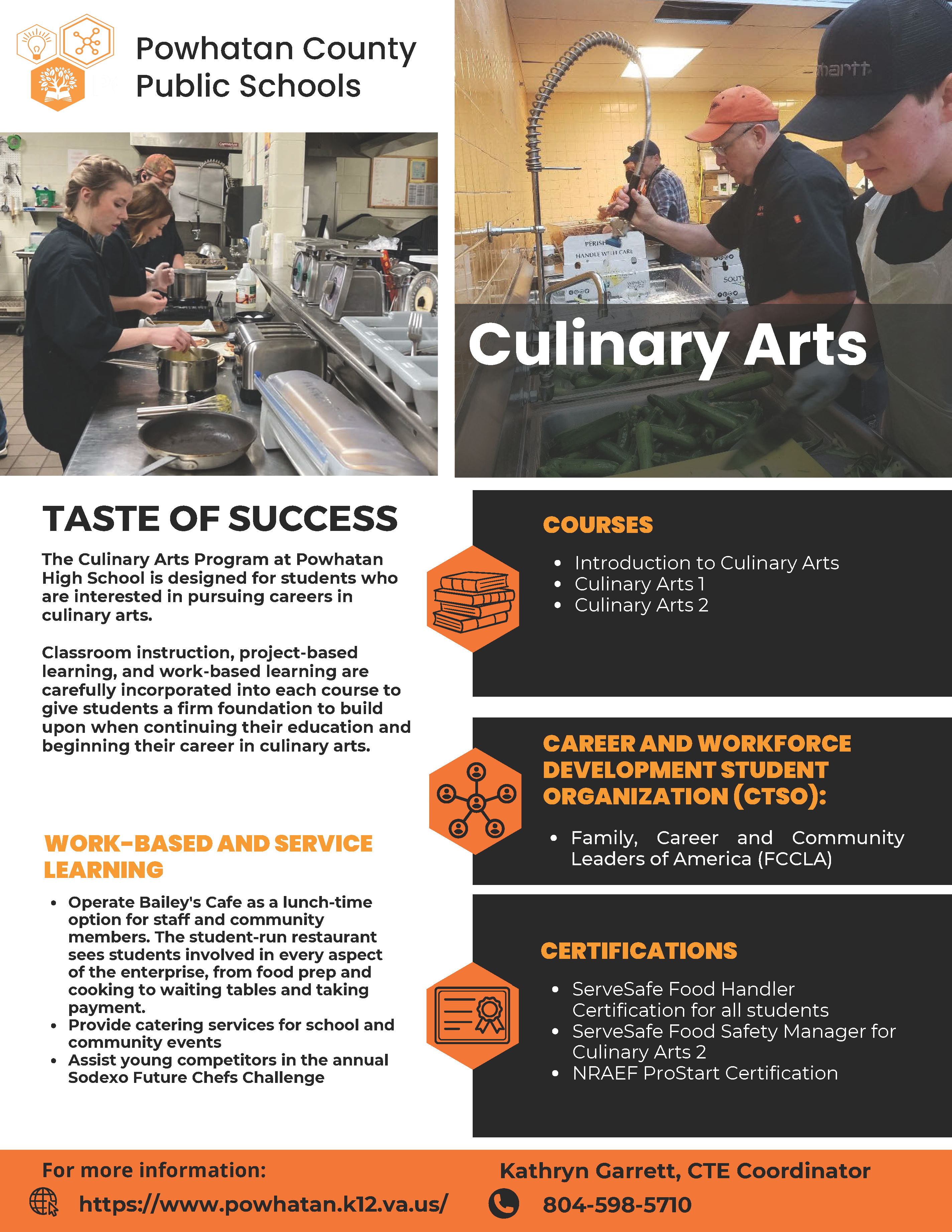 Culinary Arts Flyer