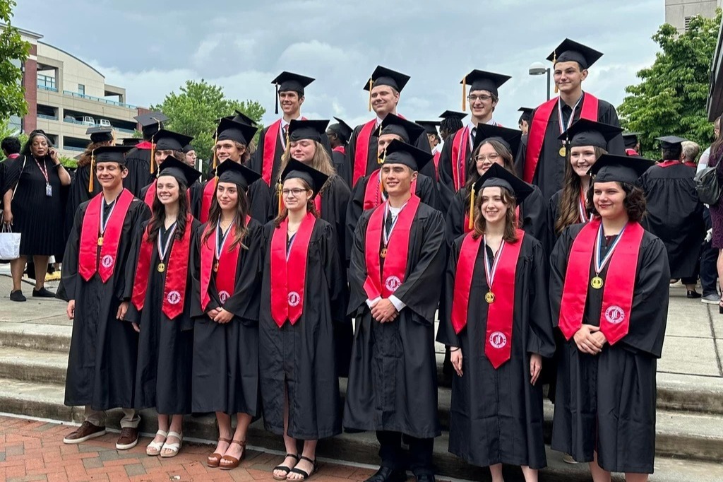 group of graduating students