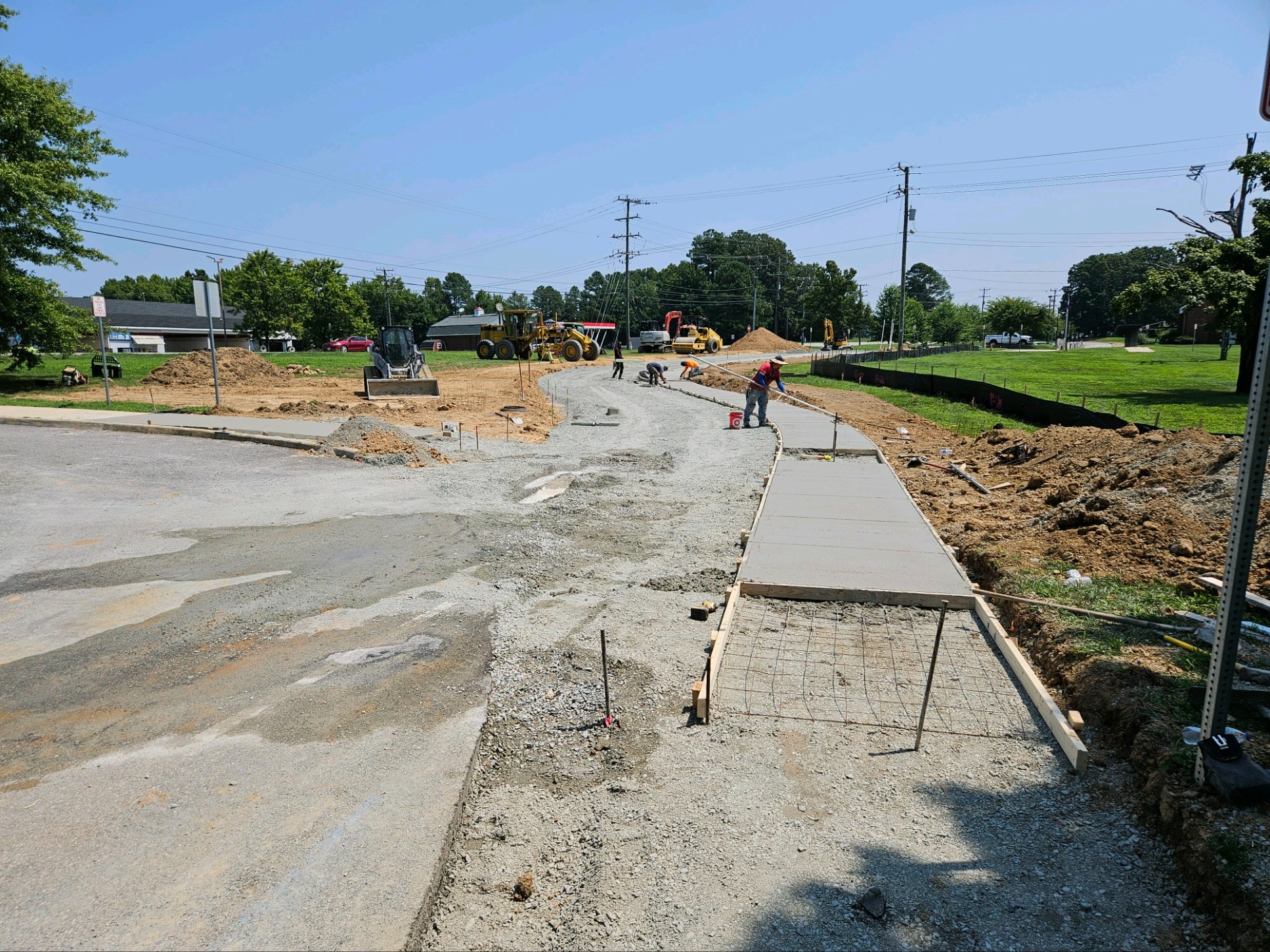 parking lot construction