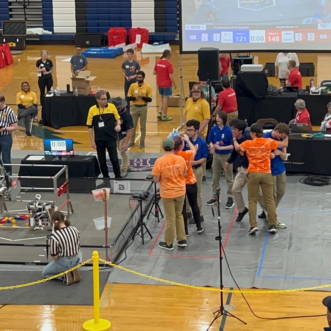 Powhatan High School SPEAR Robotics Team Competing