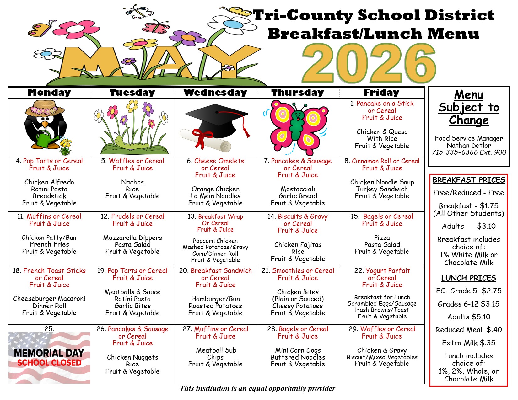 may menu