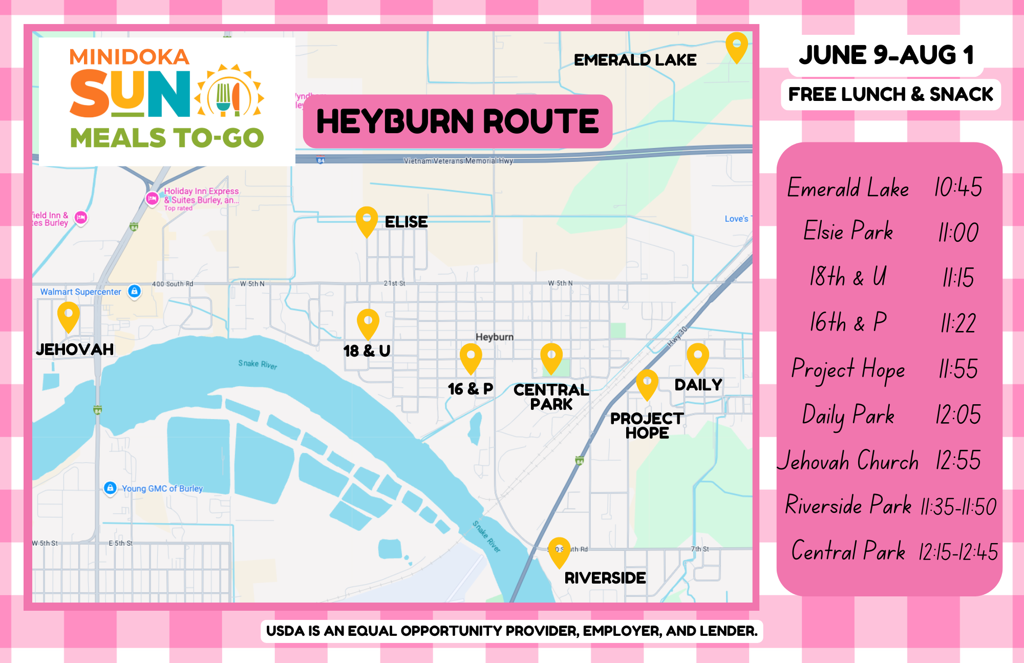 Heyburn Route