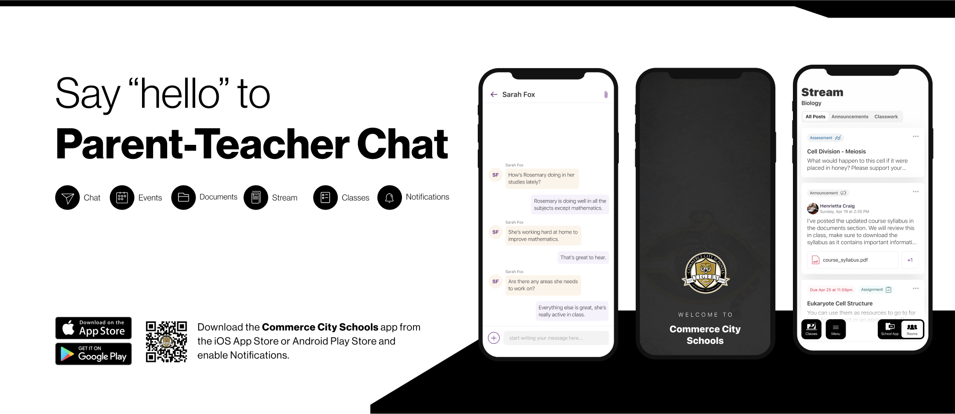 Parent-Teacher Chat Flyer