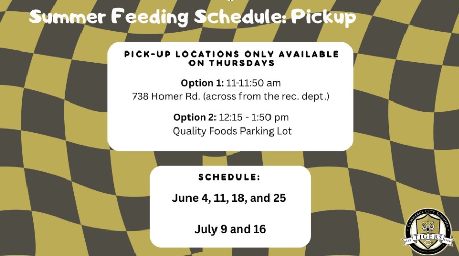 Summer Feeding Pickup Schedule