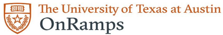 The University of Texas at Austin OnRamps logo