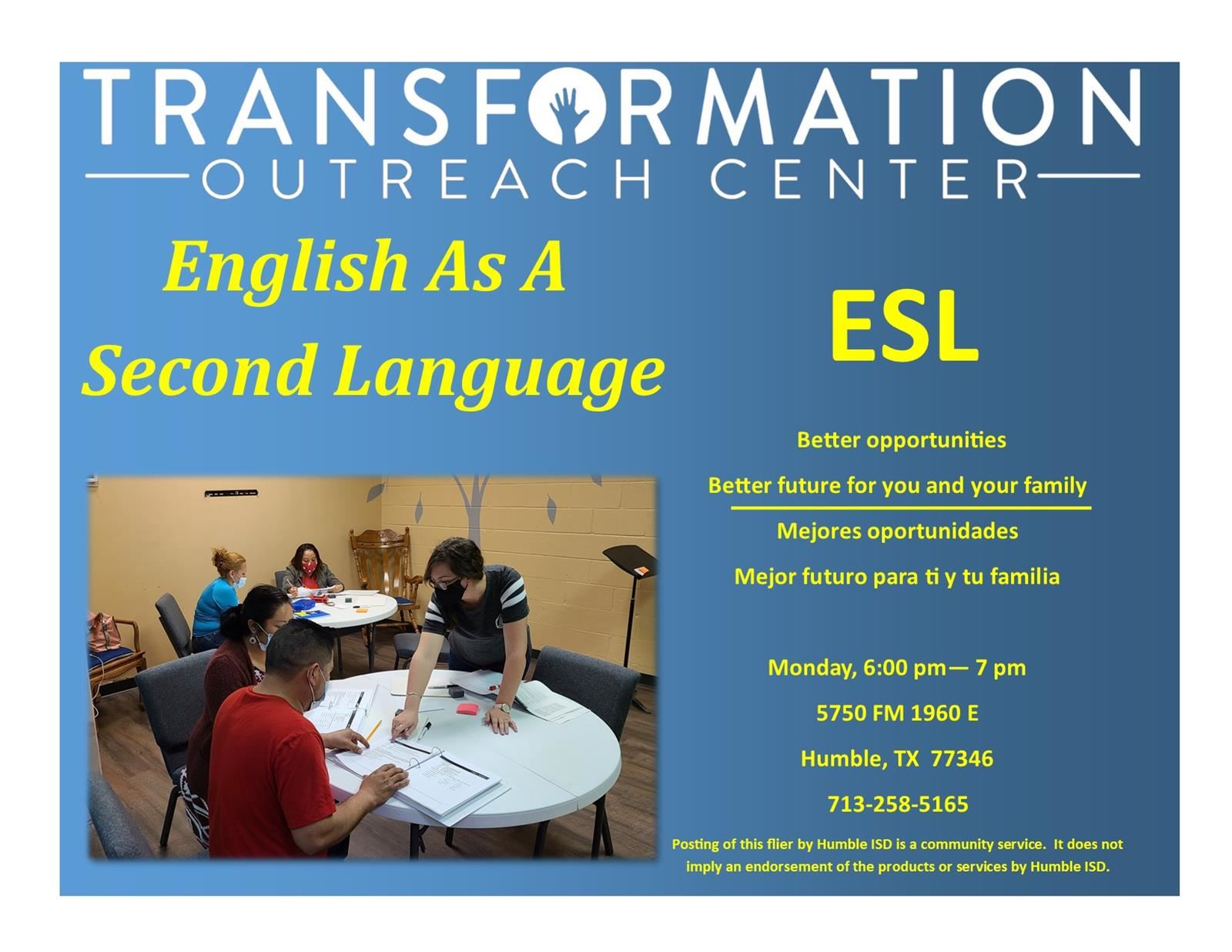Transformation Outreach ESL