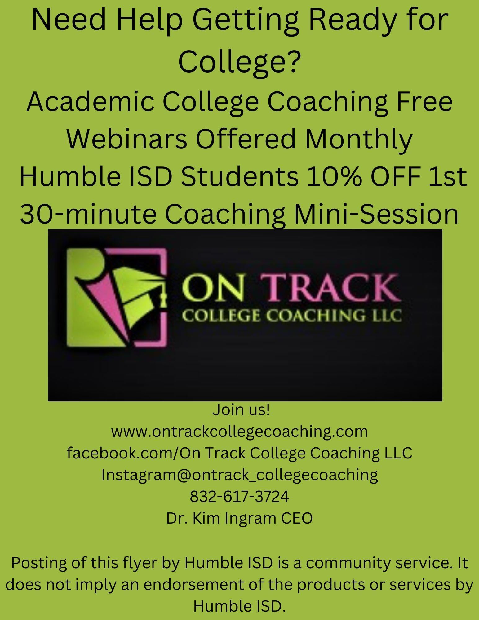 On Track College