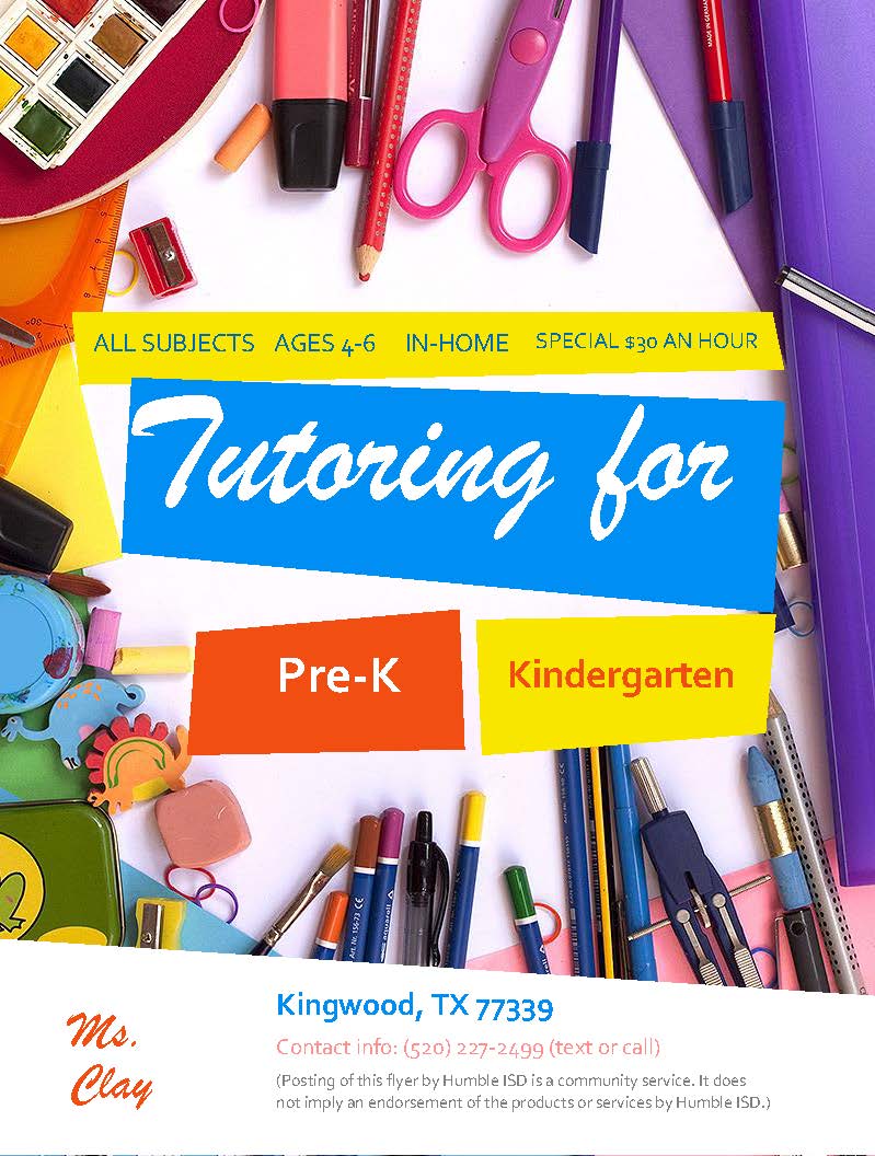 tutoring pre-k