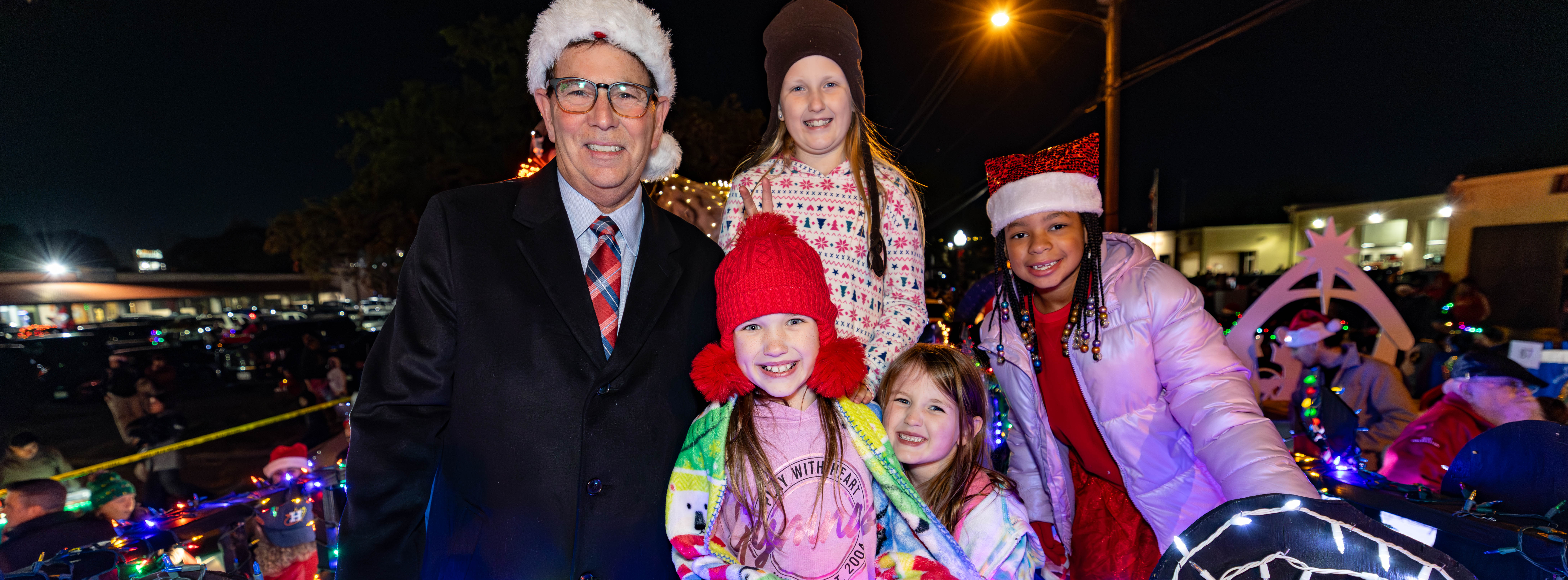 Dr. Roger Brown at Christmas Parade