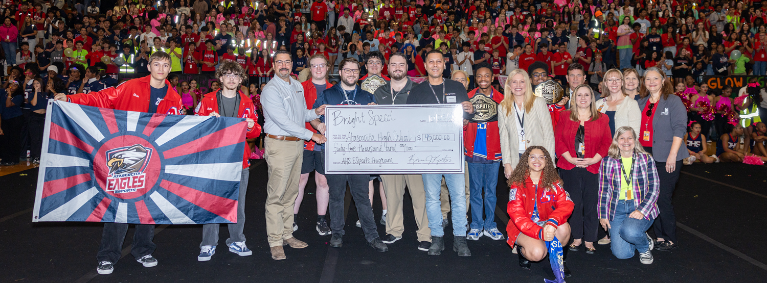 Atascocita High School esports program levels up with Brightspeed sponsorship