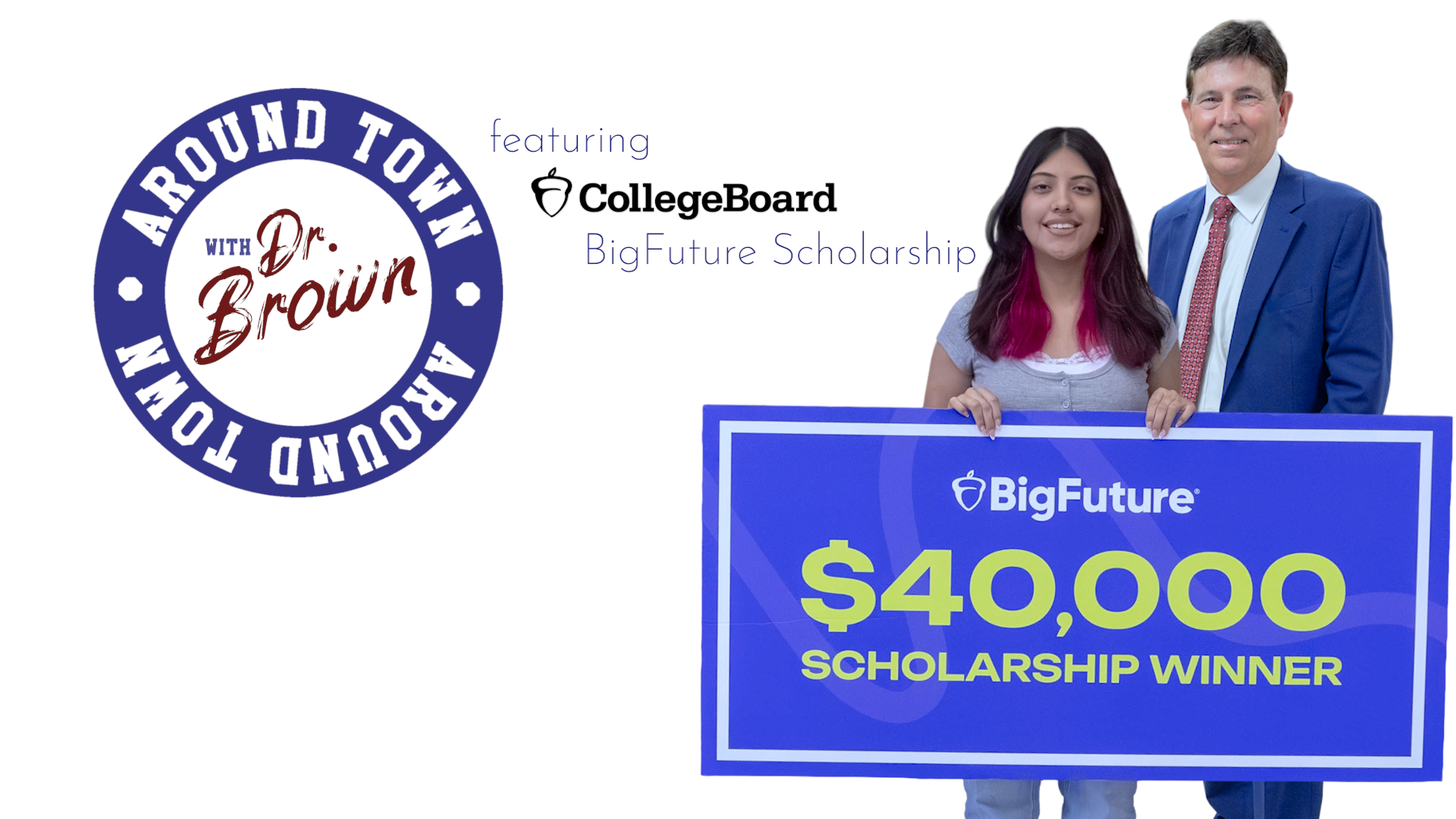 Atascocita High School senior Samantha Condado received a $40,000 BigFuture Scholarship! Join Dr. Brown as he learns how Samantha took the initiative, with support from her AVID teacher, to earn a scholarship that will help her pursue her college dreams.