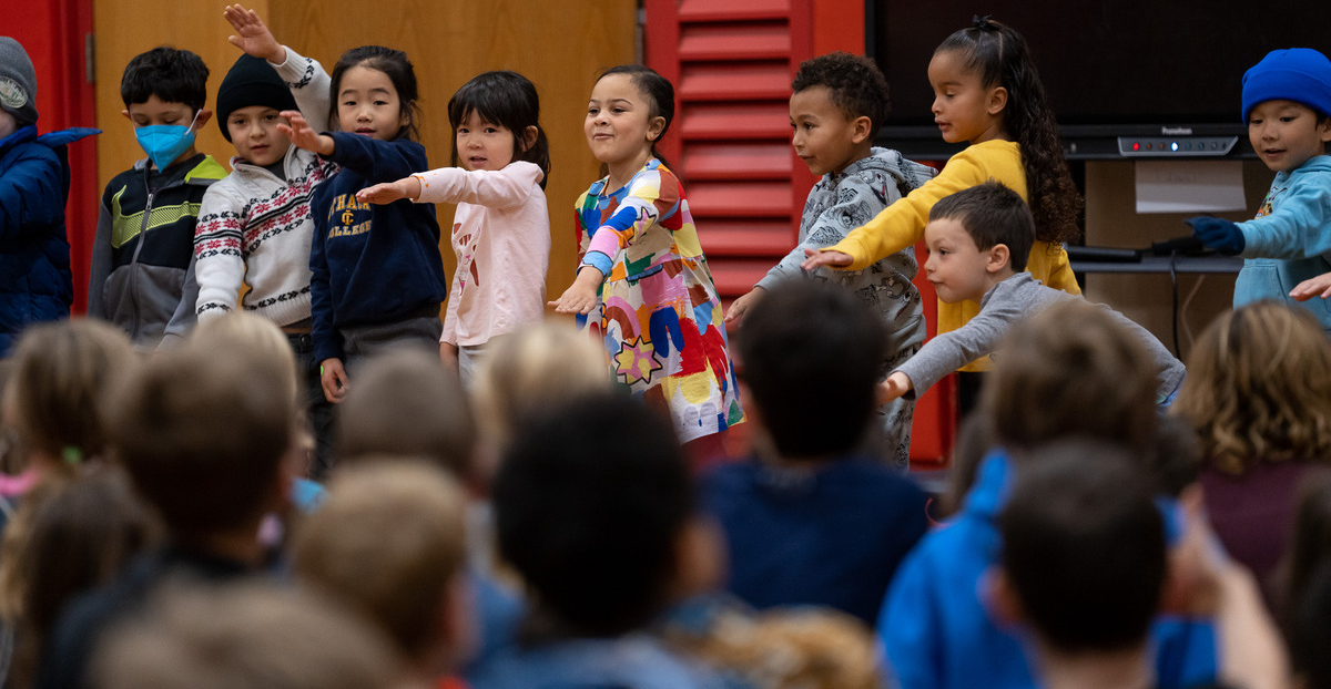 Pre-k Header- Students Performing