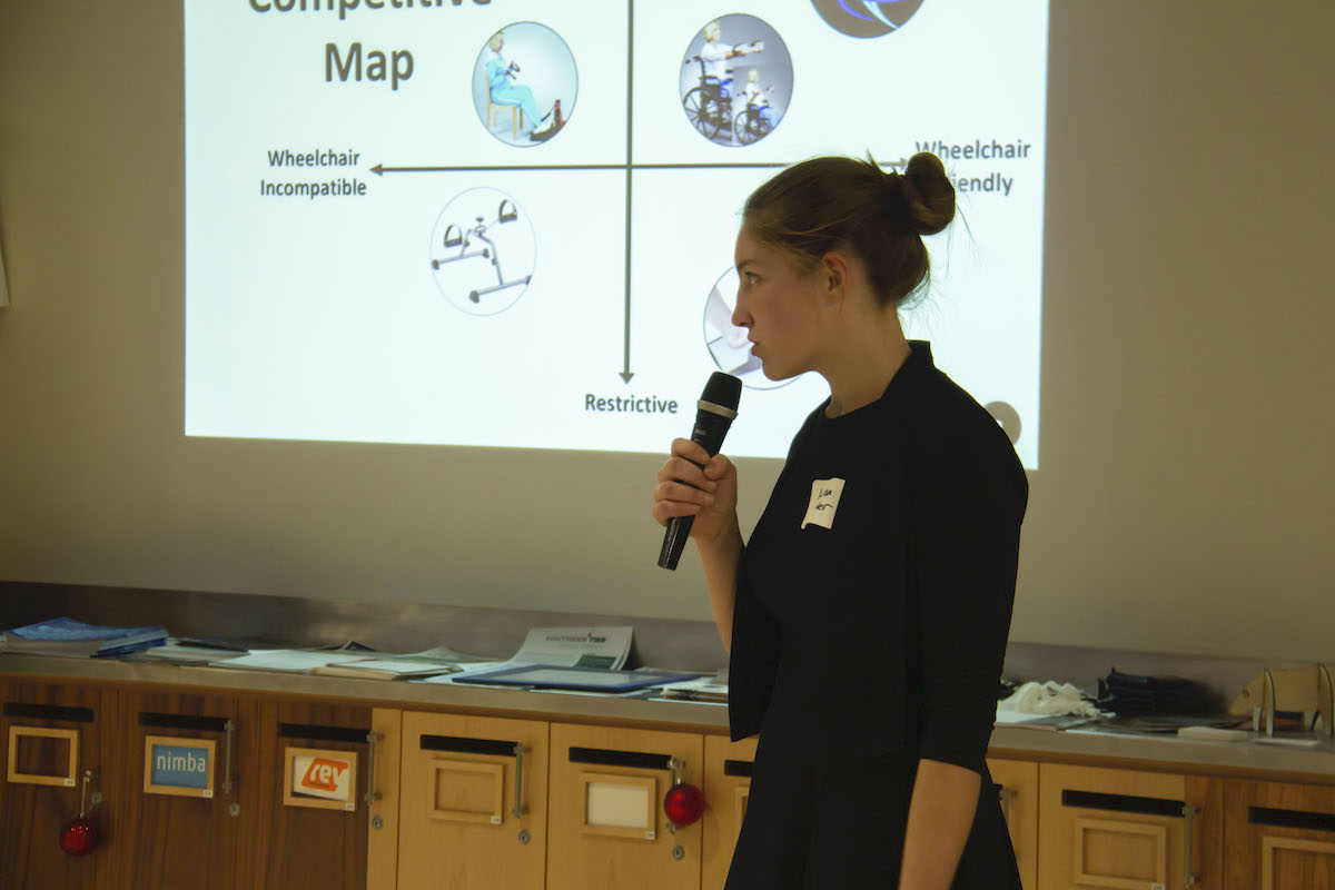 Student Presenting a Powerpoint