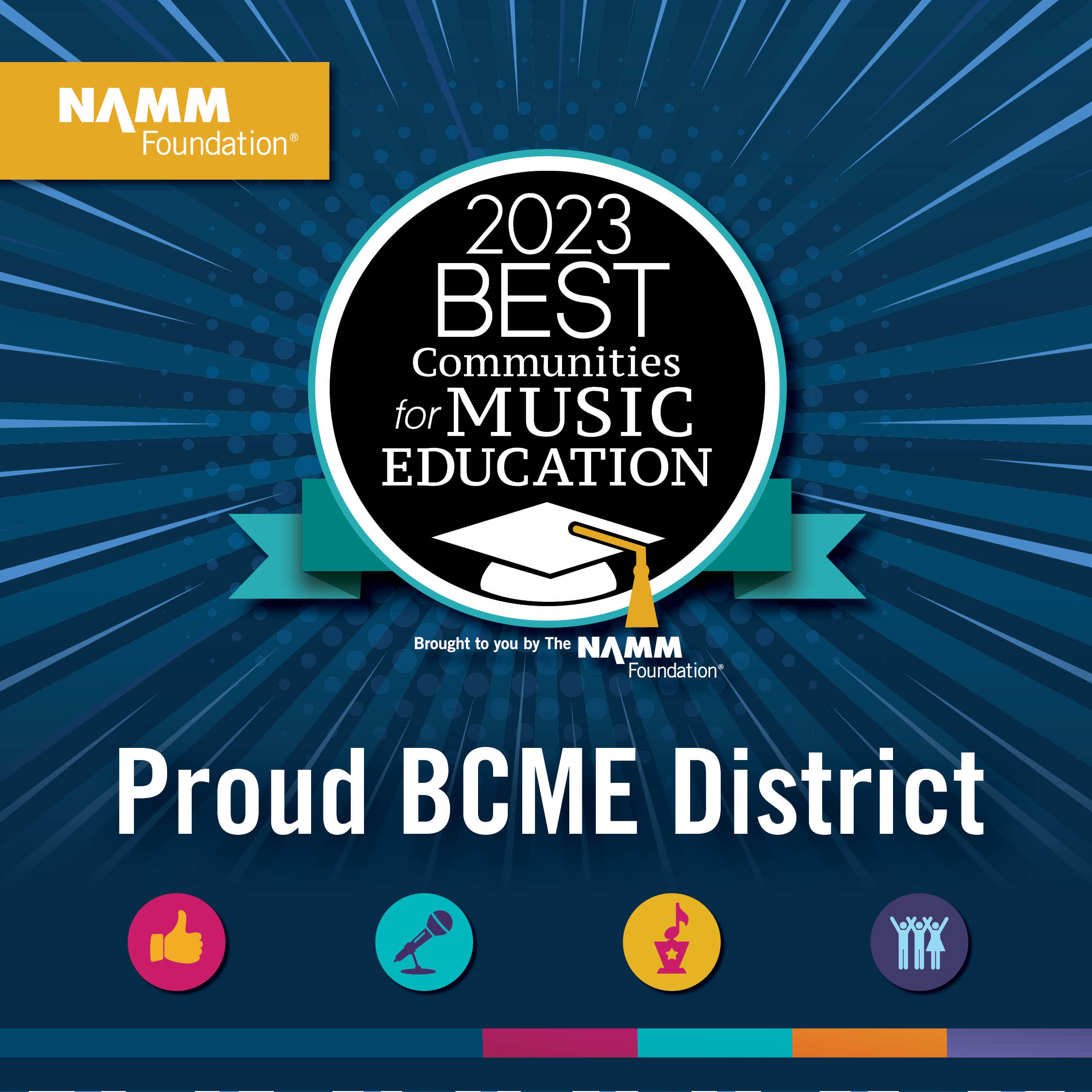 2023 best communities for music education proud BCME district