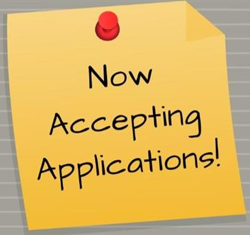 Now Accepting Applications!