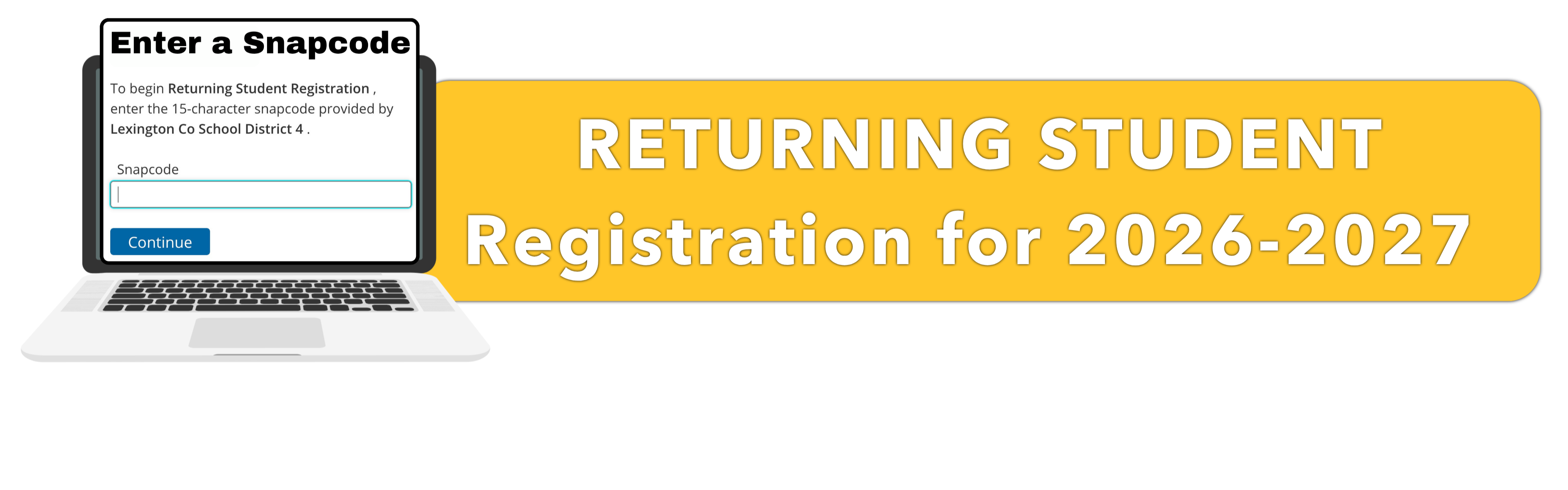 Returning Student Registration for 2026-2027!