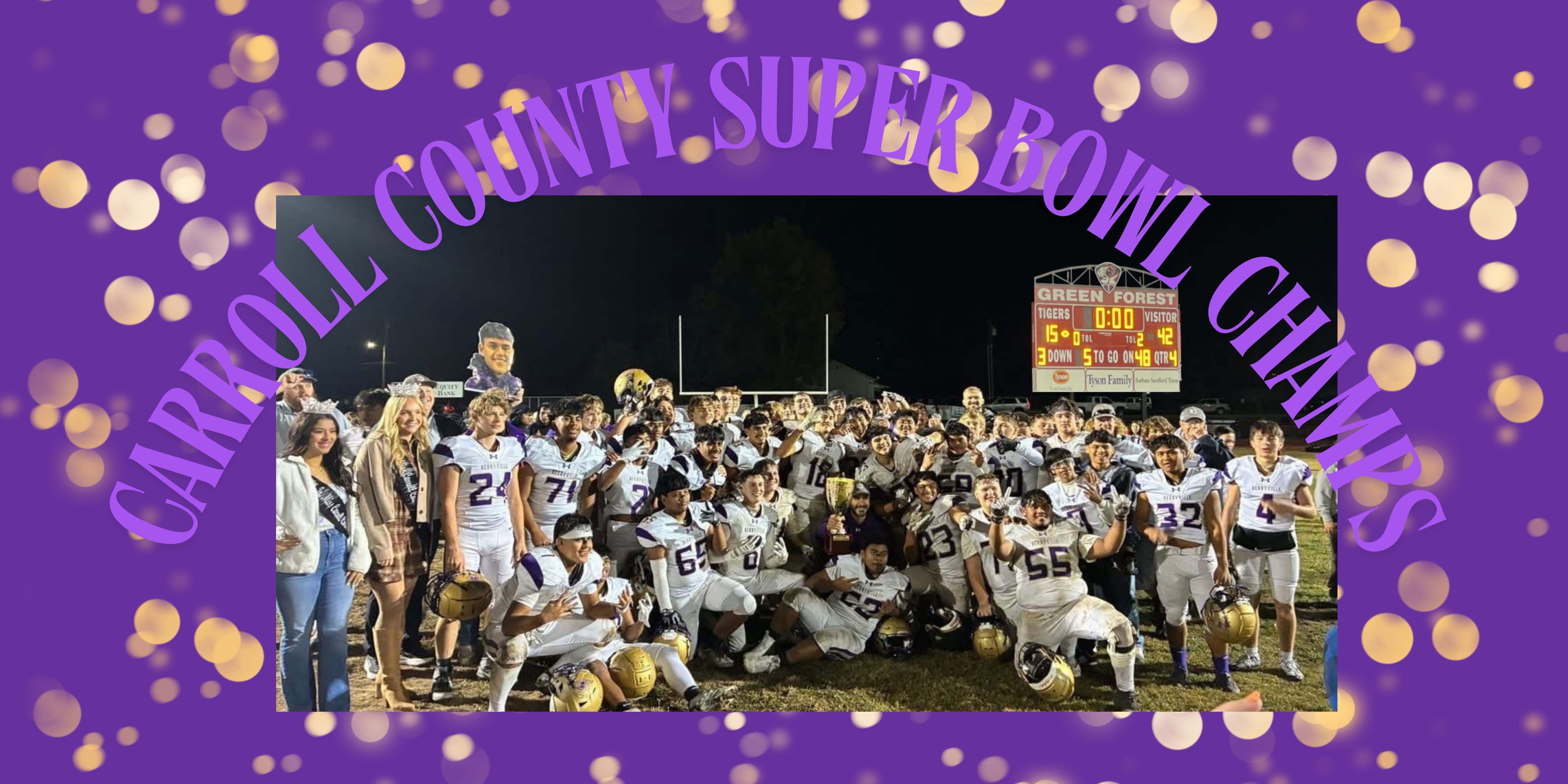 GREEN FOREST VS. BERRYVILLE FOOTBALL GAME 