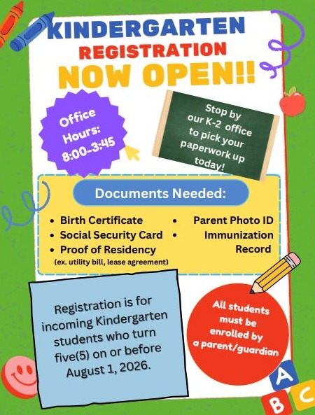 Kindergarten Registration Information