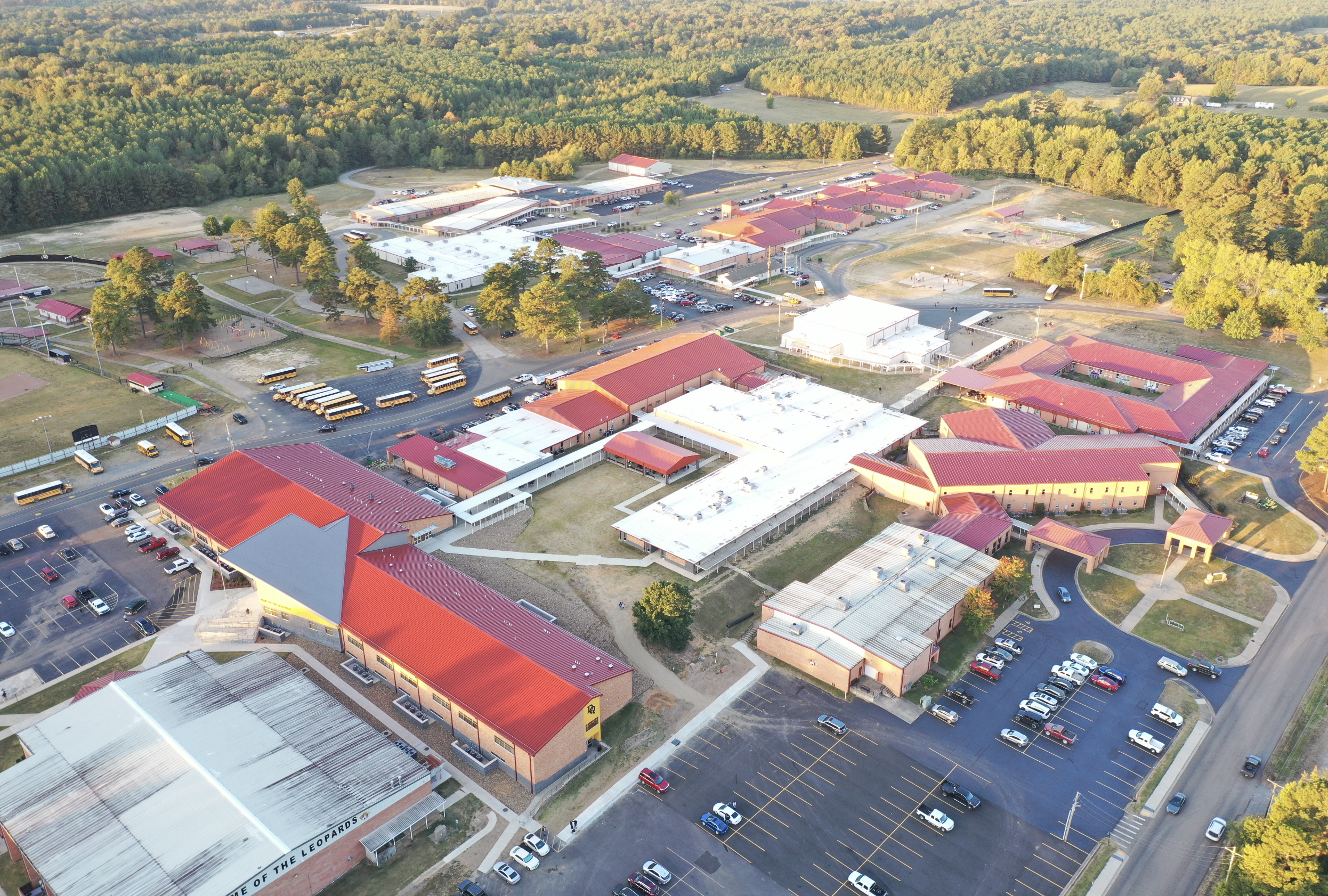 Campus Drone Shot