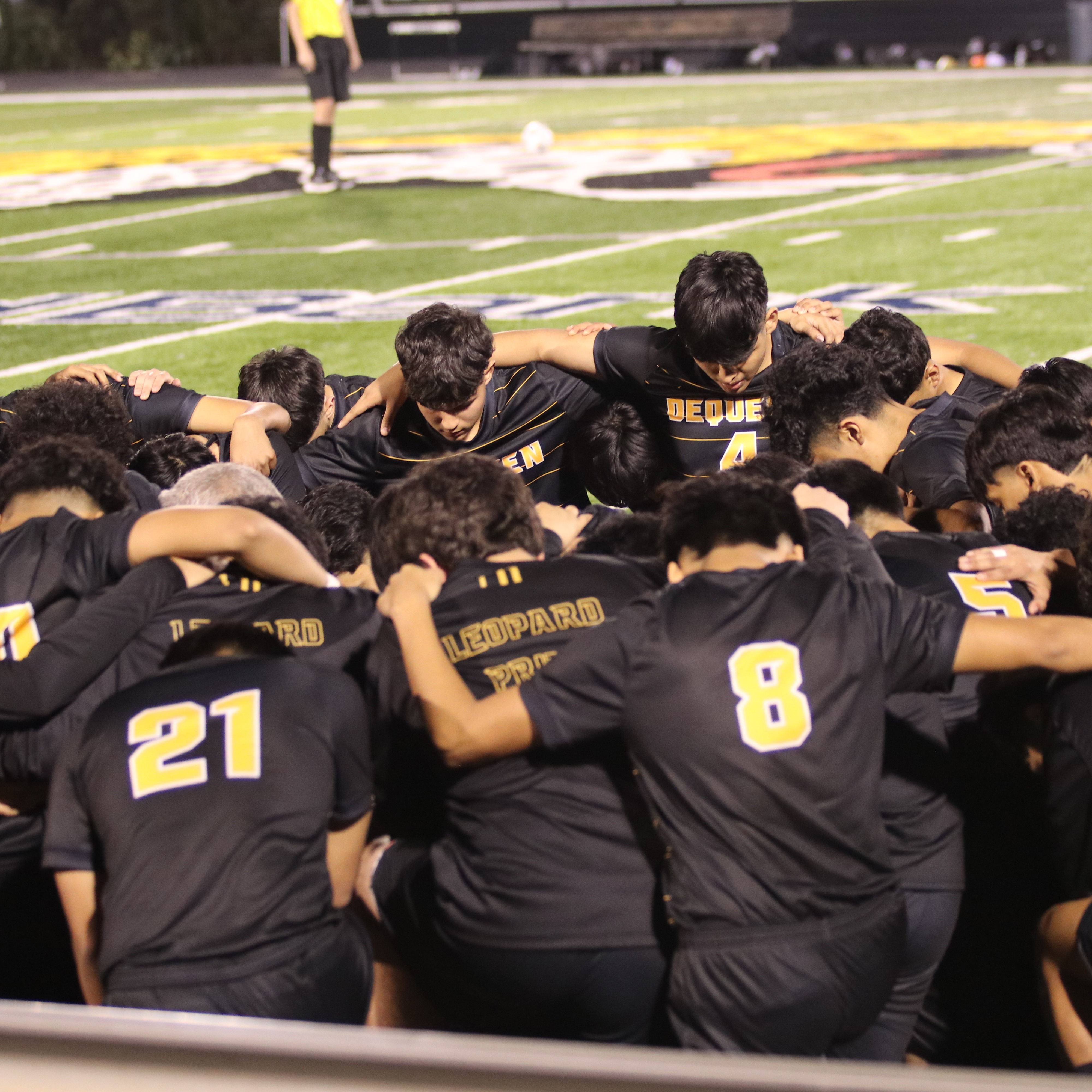 soccer huddle