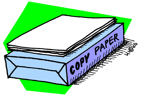 Copy paper illustration