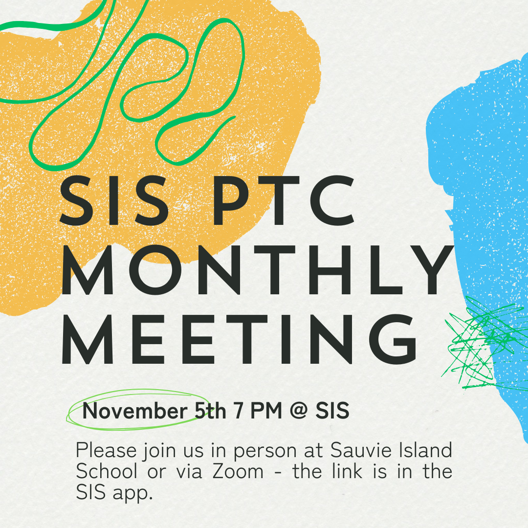 November 5th PTC meeting flyer