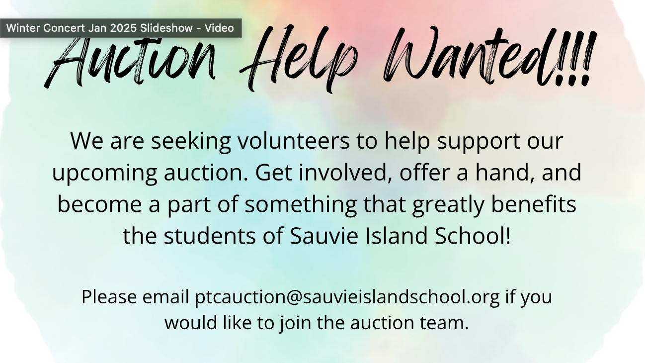 Help wanted at the annual SIS auction flyer