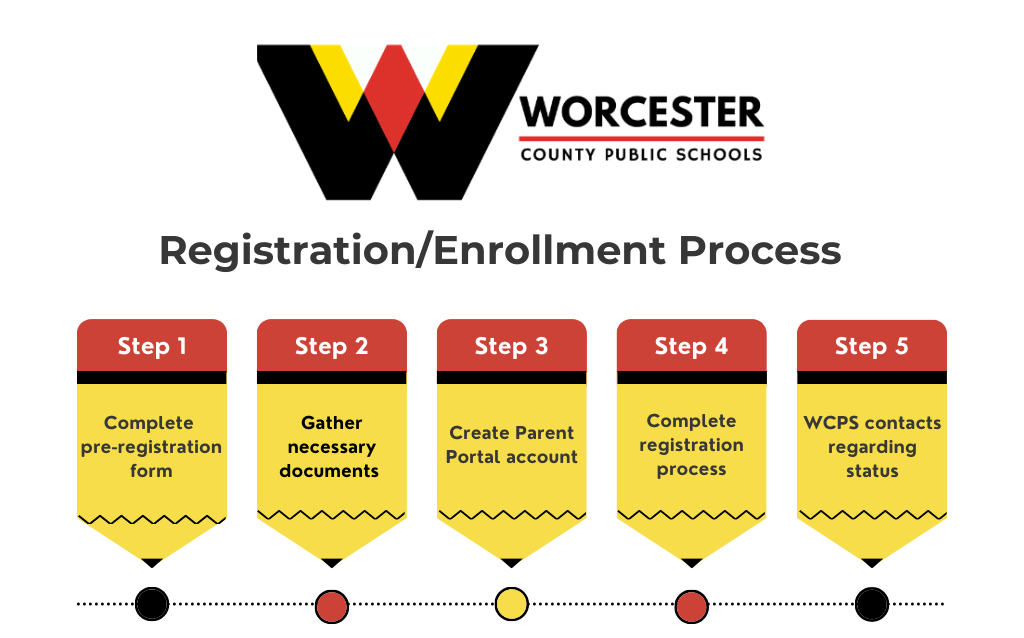 Steps for the enrollment/registration process