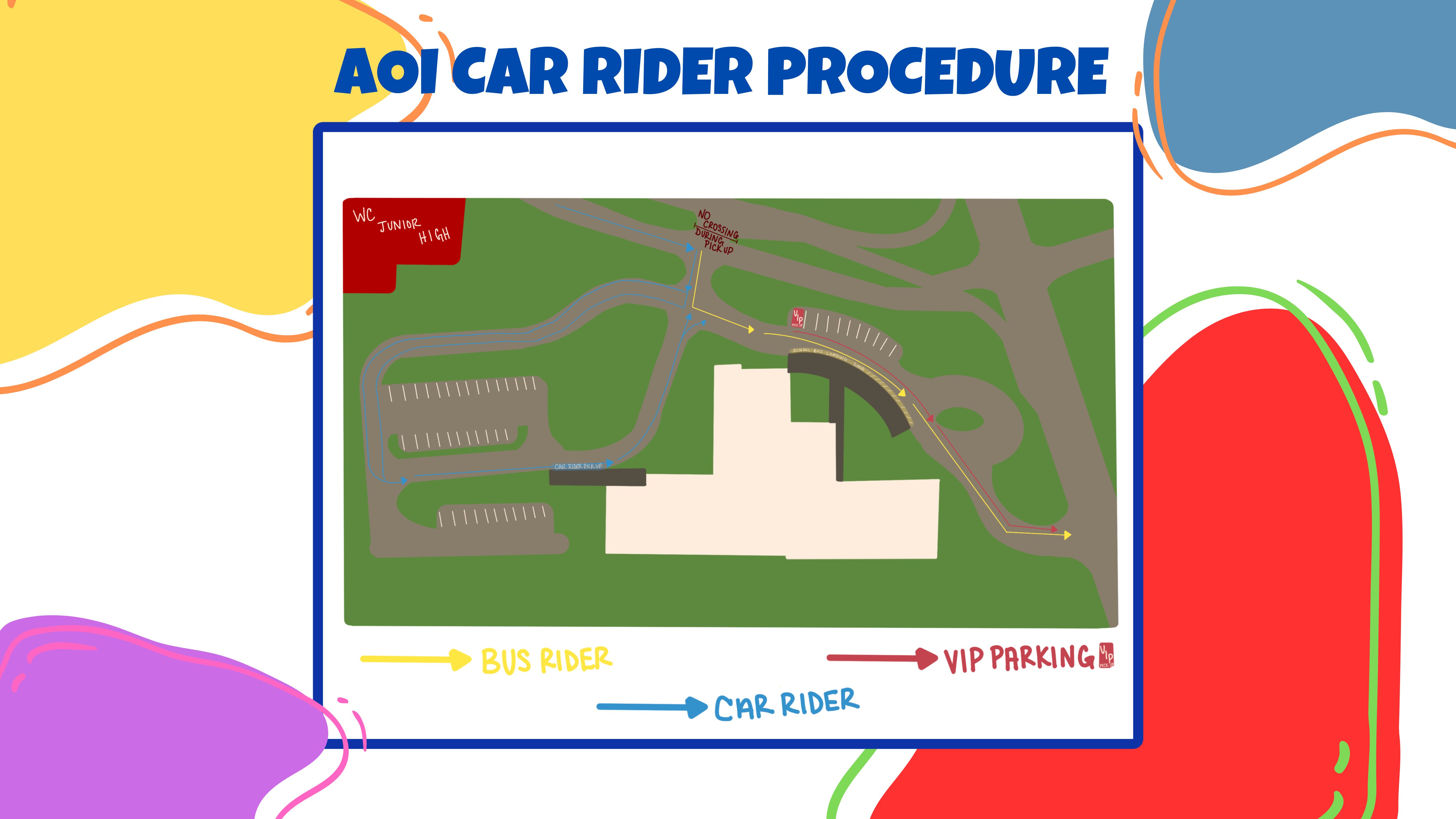 Afternoon Car Rider & Bus Pick Up Info