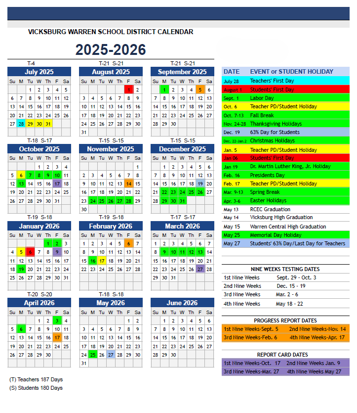 2025-2026 Calendar