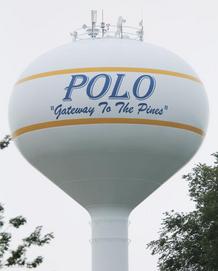 city of polo water tower