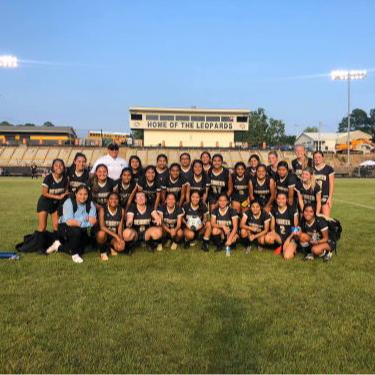 soccer team group picture on the field